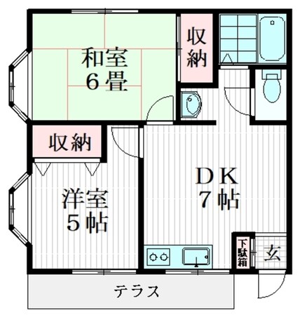 千川駅 徒歩12分 1階の物件間取画像